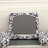 Sofa Cushion Cover – Cursive Print – Ivory Cream