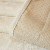 Non-Slip Sofa Cover – Pinstripe Knit – Ivory Cream