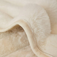 Non-Slip Sofa Cover – Pinstripe Knit – Ivory Cream
