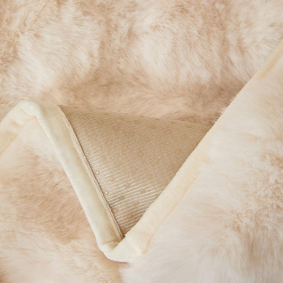 Non-Slip Sofa Cover – Velvet Brick – Ivory Cream