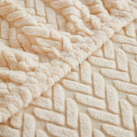 Sofa Cushion Cover – Corduroy Knit – Ivory Cream