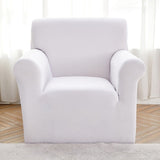 Sofa Cover – Plain Stretch – Pearl White