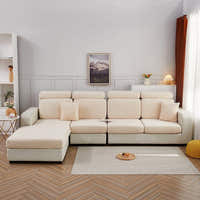 Sofa Cushion Cover – Velvet – Ivory Cream