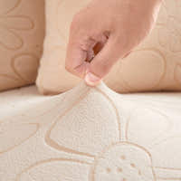 Sofa Cushion Cover – Velvet – Ivory Cream