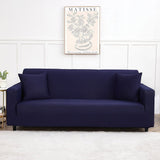 Sofa Cover – Plain Stretch – Indigo