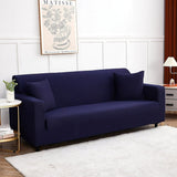 Sofa Cover – Plain Stretch – Indigo