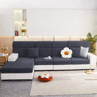 Sofa Cushion Cover – Mélange Knit – Midnight Navy