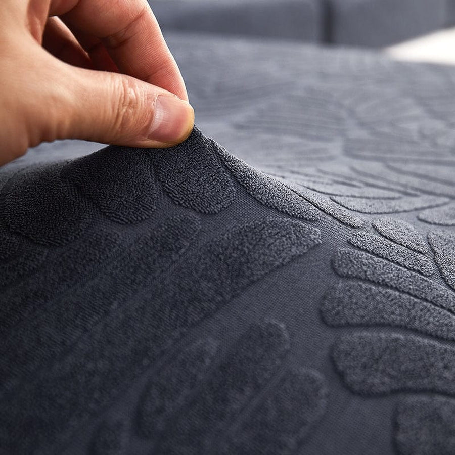 Sofa Cushion Cover – Mélange Knit – Midnight Navy