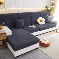 Sofa Cushion Cover – Mélange Knit – Midnight Navy