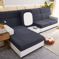 Sofa Cushion Cover – Mélange Knit – Midnight Navy