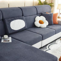 Sofa Cushion Cover – Plain Stretch Sectional – Midnight Navy