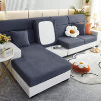 Sofa Cushion Cover – Plain Stretch Sectional – Midnight Navy