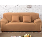 Sofa Cover – Plain Stretch – Ochre