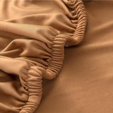 Sofa Cover – Plain Stretch – Ochre
