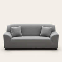 Sofa Cover – Plain Stretch – Pearl Grey