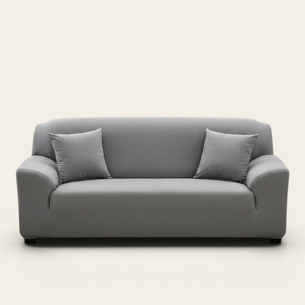 Sofa Cover – Plain Stretch – Pearl Grey