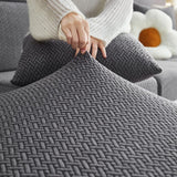 Sofa Cushion Cover – Plain Stretch – Charcoal