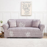 Sofa Cover – Cross Hatch – Pearl Grey