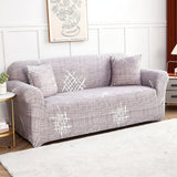 Sofa Cover – Cross Hatch – Pearl Grey