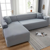 Sofa Cover – Smooth Sectional – Pearl Grey