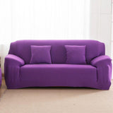 Sofa Cover – Plain Stretch – Plum