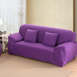 Sofa Cover – Plain Stretch – Plum
