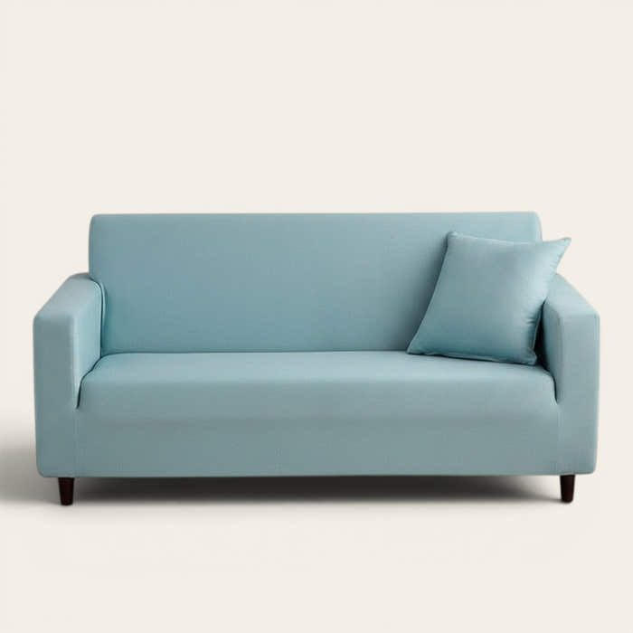 Sofa Cover – Plain Stretch – Sky Mist