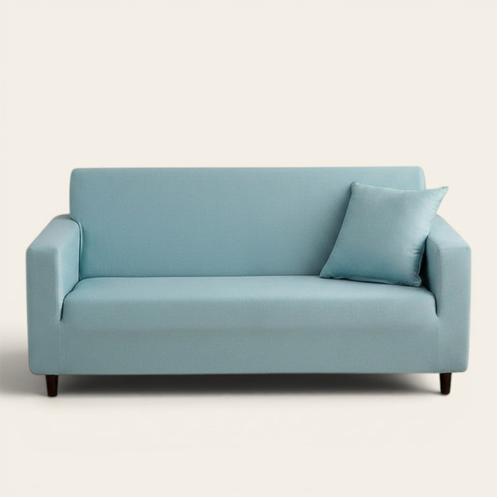 Sofa Cover – Plain Stretch – Sky Mist