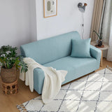 Sofa Cover – Plain Stretch – Sky Mist