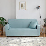 Sofa Cover – Plain Stretch – Sky Mist