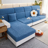 Sofa Cushion Cover – Plain Stretch Compact – Sky Mist