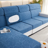 Sofa Cushion Cover – Plain Stretch Compact – Sky Mist