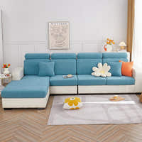 Sofa Cushion Cover – Corduroy Knit – Sky Mist
