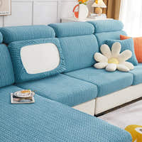 Sofa Cushion Cover – Corduroy Knit – Sky Mist