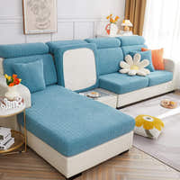 Sofa Cushion Cover – Corduroy Knit – Sky Mist