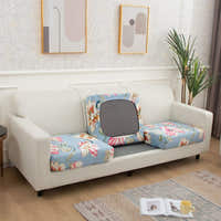 Sofa Cushion Cover – Floral Print – Sky Mist