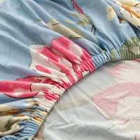 Sofa Cushion Cover – Floral Print – Sky Mist