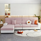 Sofa Cushion Cover – Plain Stretch – Soft Blush