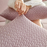 Sofa Cushion Cover – Plain Stretch – Soft Blush