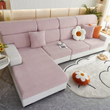 Sofa Cushion Cover – Plain Stretch – Soft Blush