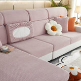 Sofa Cushion Cover – Plain Stretch – Soft Blush