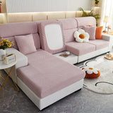 Sofa Cushion Cover – Plain Stretch – Soft Blush