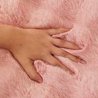 Non-Slip Sofa Cover – Velvet Bubble – Soft Blush
