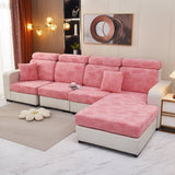 Sofa Cushion Cover – Embossed Floral – Soft Blush