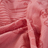 Sofa Cushion Cover – Embossed Floral – Soft Blush