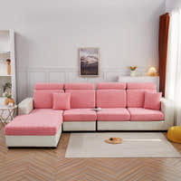 Sofa Cushion Cover – Corduroy Knit Compact – Soft Blush