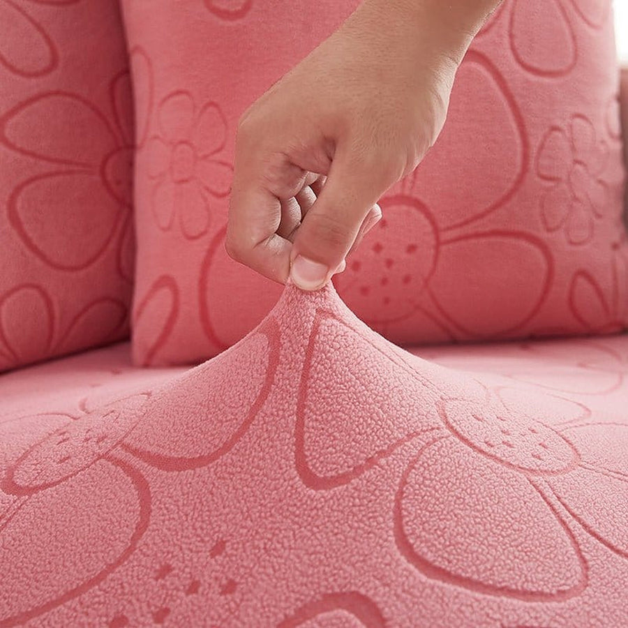 Sofa Cushion Cover – Corduroy Knit Compact – Soft Blush