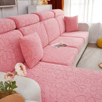 Sofa Cushion Cover – Corduroy Knit Compact – Soft Blush