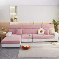Sofa Cushion Cover – Bubble Plush – Soft Blush