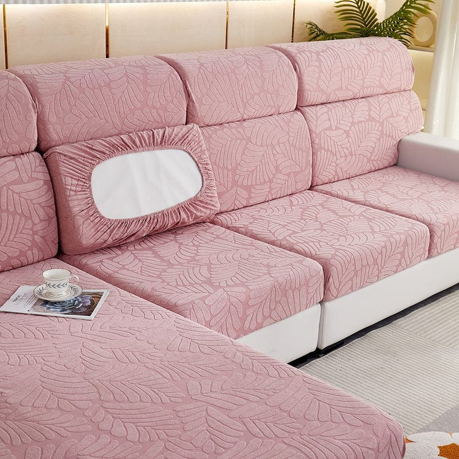 Sofa Cushion Cover – Bubble Plush – Soft Blush